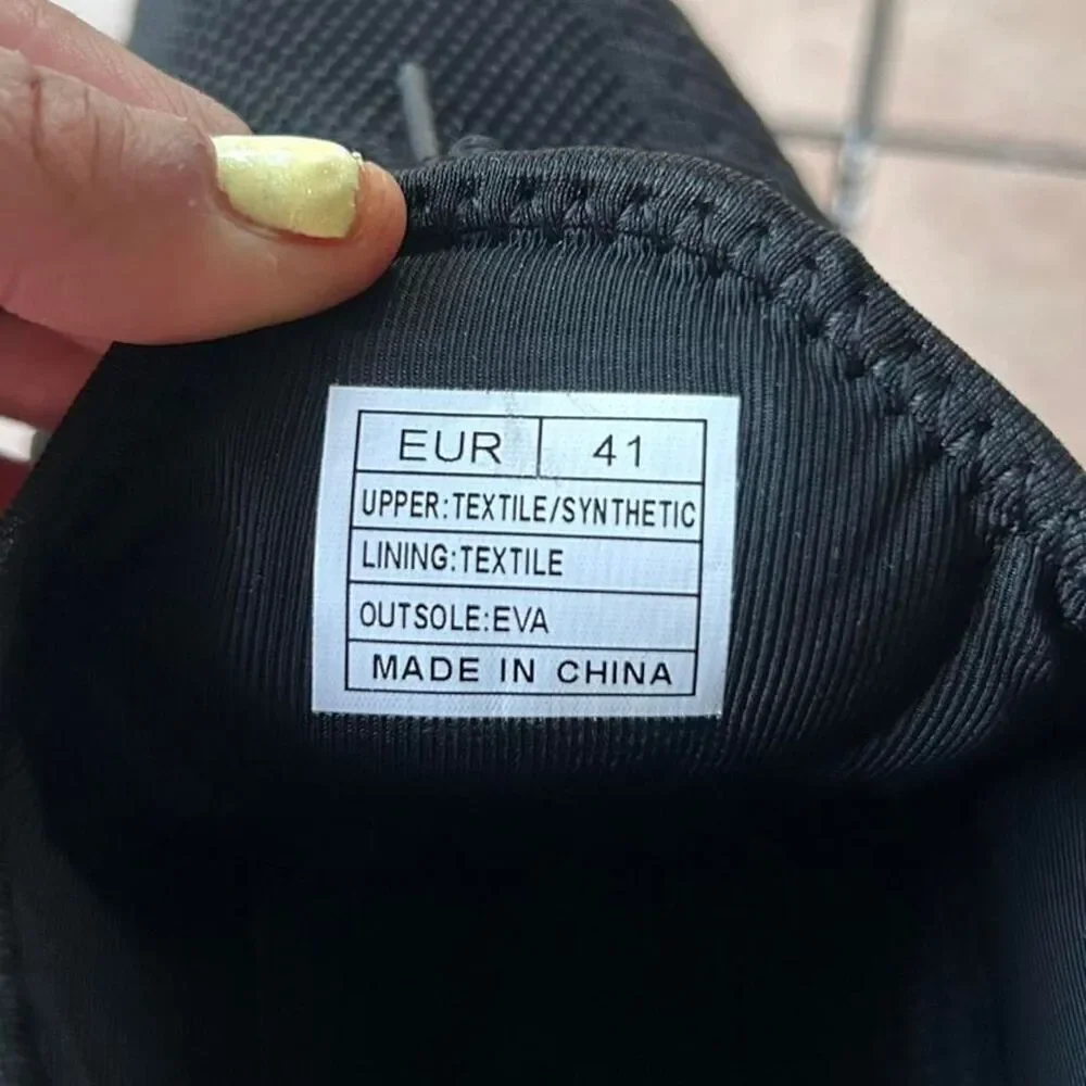 Black work sneakers